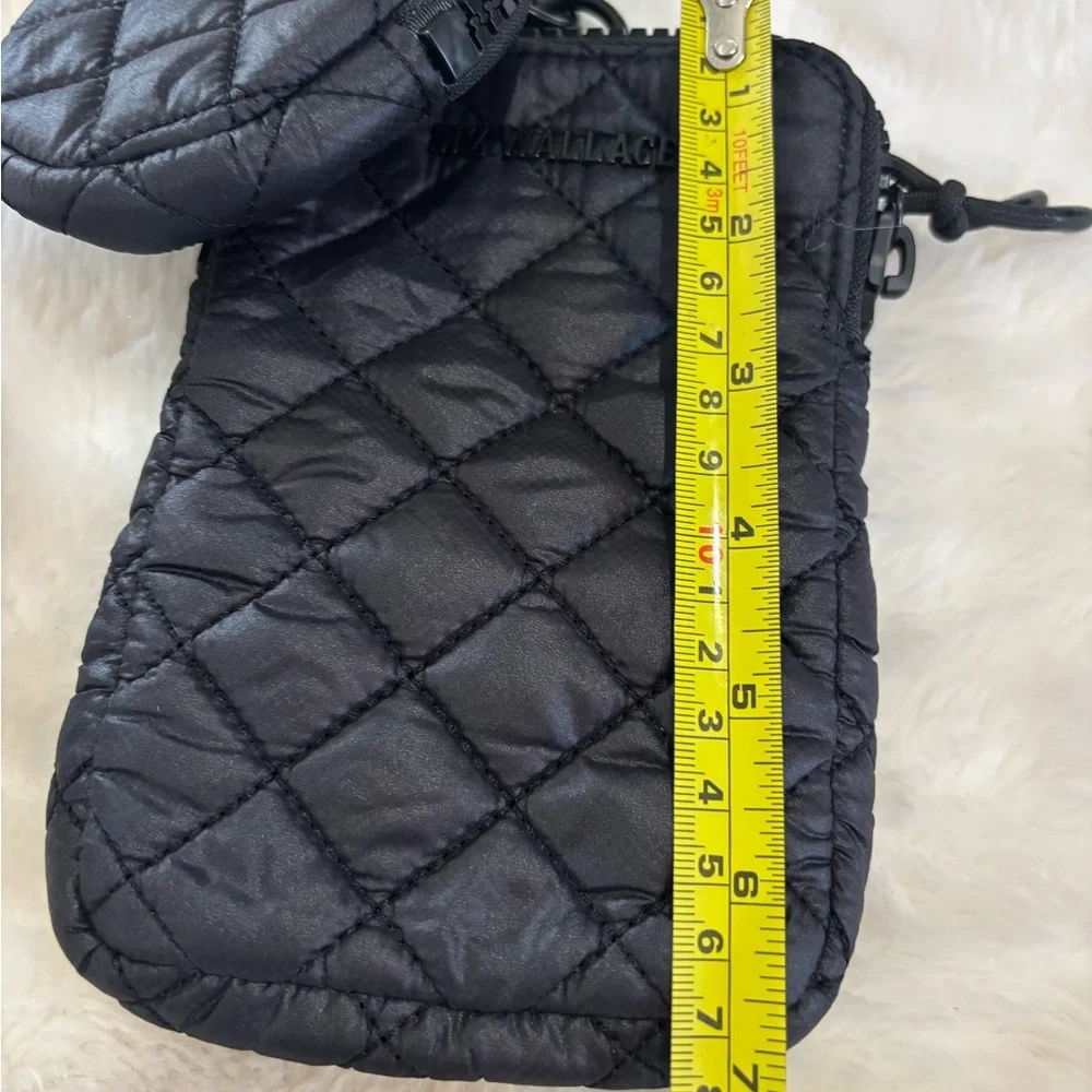 MZ Wallace Black Quilted Crossbody with Pouch - Picture 3 of 12
